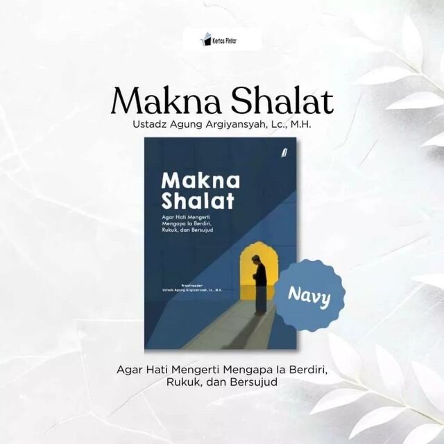 Buku Makna Shalat warna Navy