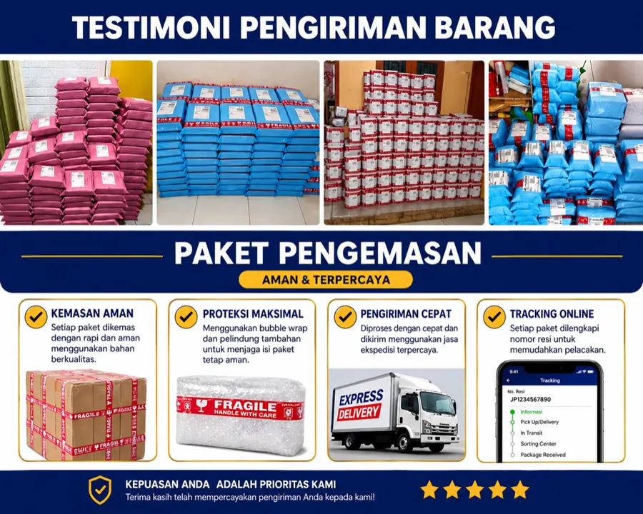 Testimoni pengiriman barang